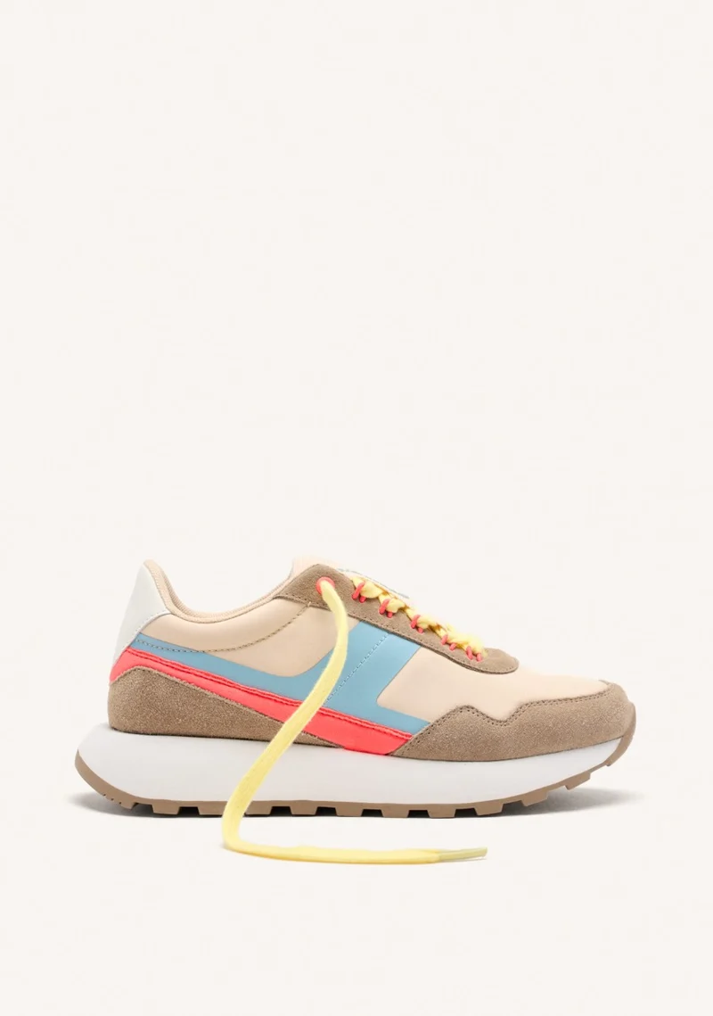 RETRO LEATHER SNEAKERS ATHOL