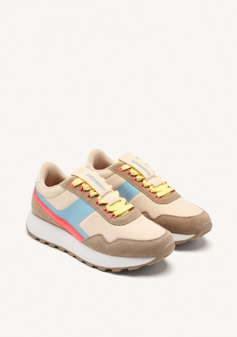 RETRO LEATHER SNEAKERS ATHOL