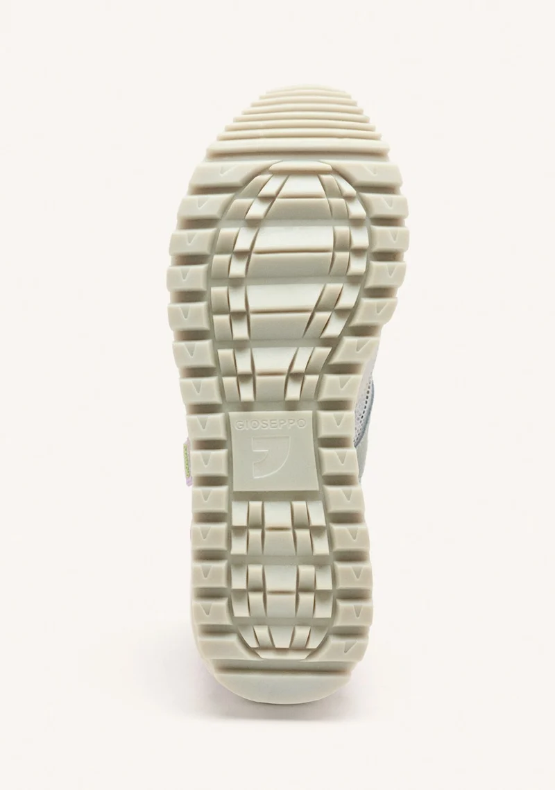 LEATHER AND MESH SNEAKERS CAVENDISH