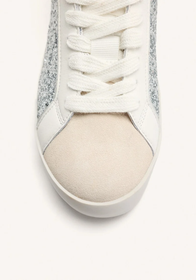 SHINY LEATHER WEDGE SNEAKERS EPSOM