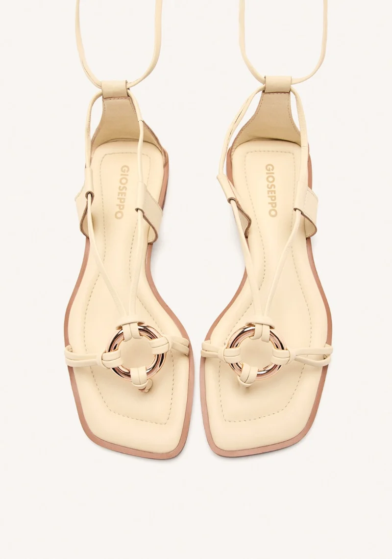 JEWEL LEATHER SANDALS SPRAGUE