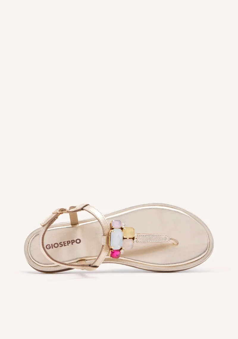 GREEK SANDALS WITH LEATHER BEADS RINDGE