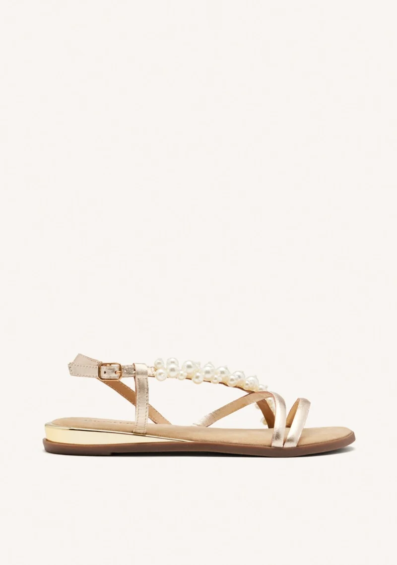 LEATHER PEARL SANDALS TEMPLETON