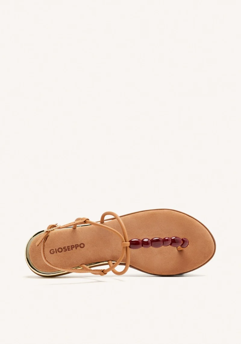 LEATHER BEADED GREEK SANDALS MILLVILLE