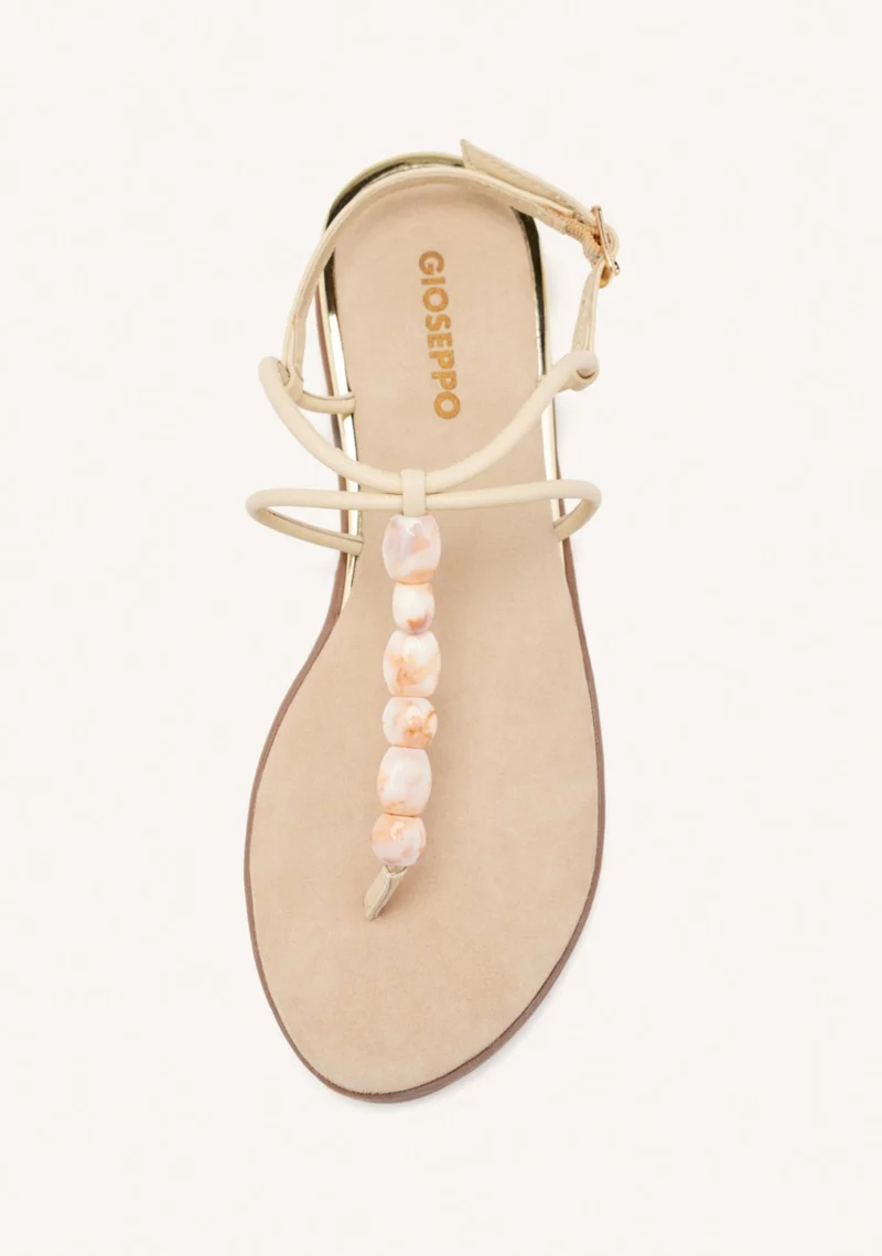 LEATHER BEADED GREEK SANDALS MILLVILLE