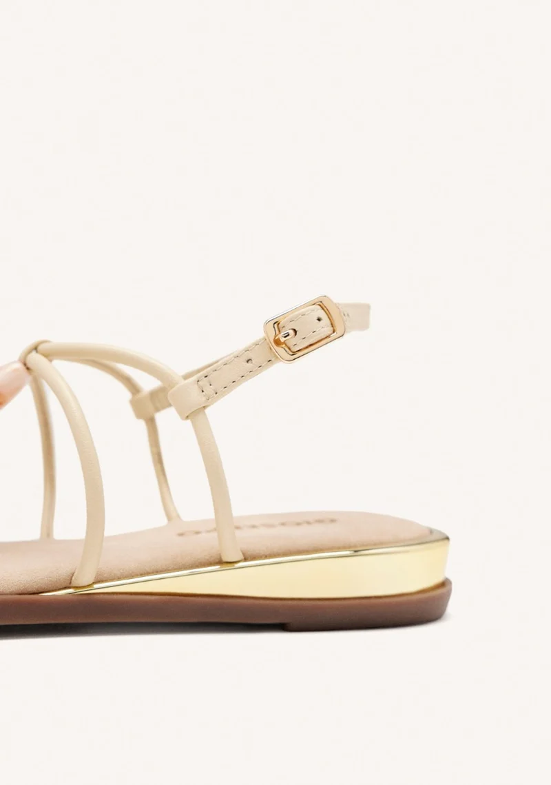 LEATHER BEADED GREEK SANDALS MILLVILLE