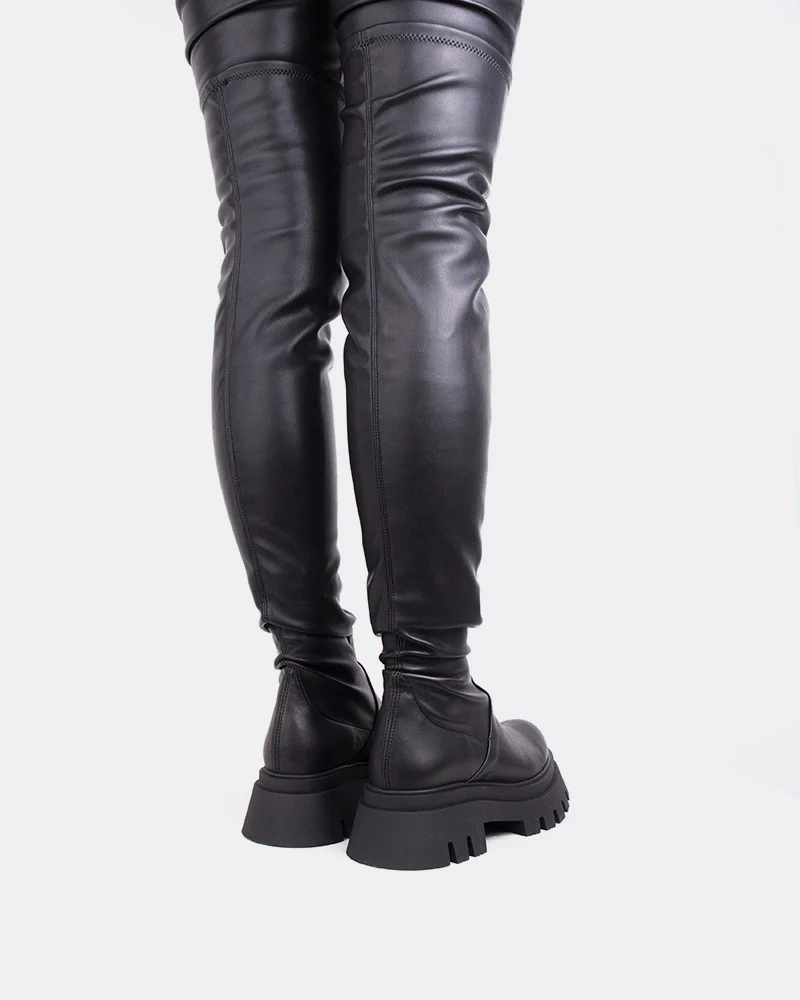 Flames Black Stretch