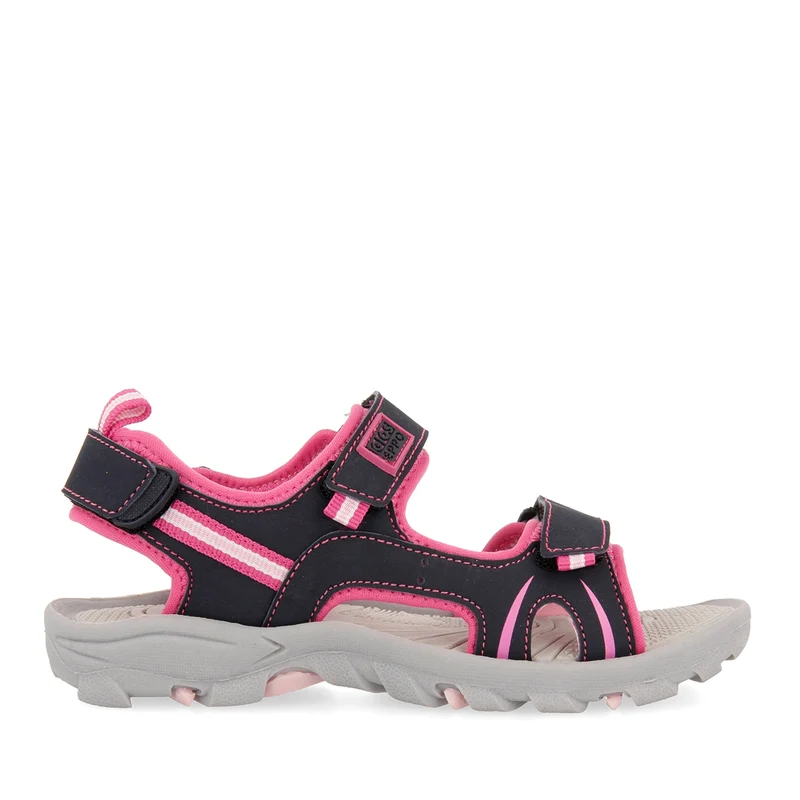 Pink sporty flip flops for girls AACHEN