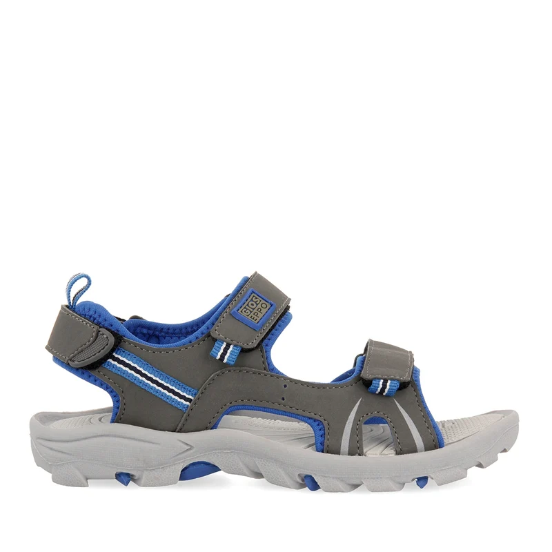 Grey and blue flip flops for boys AACHEN