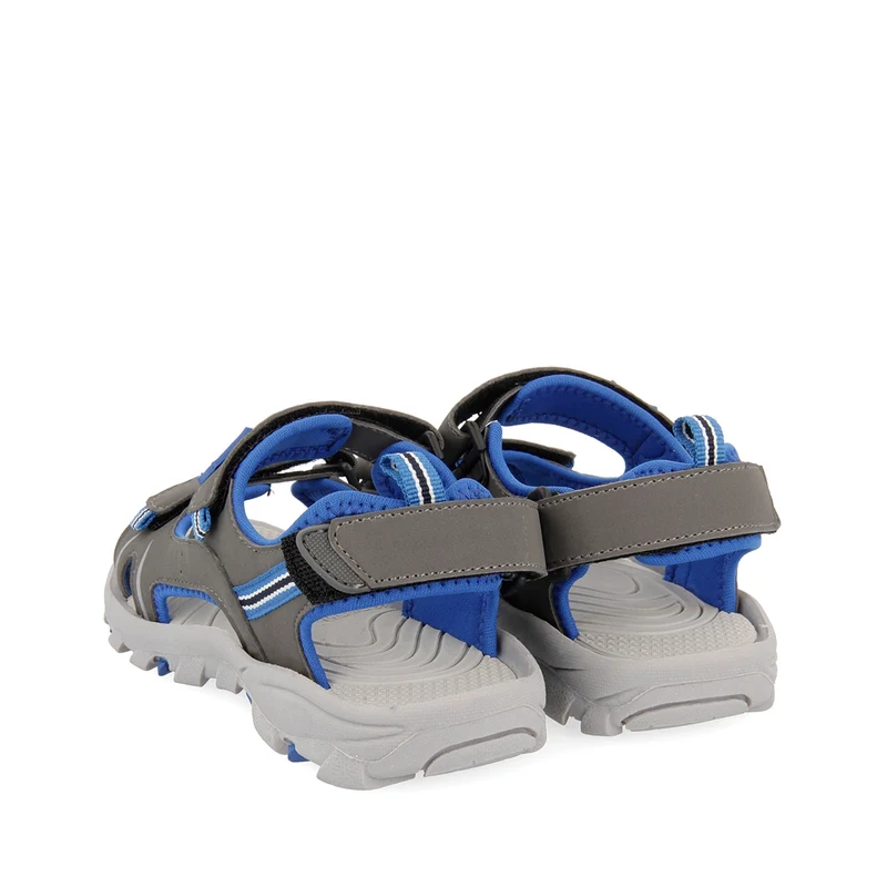Grey and blue flip flops for boys AACHEN