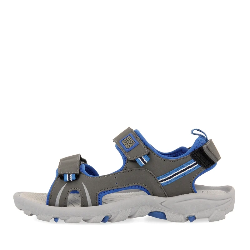 Grey and blue flip flops for boys AACHEN