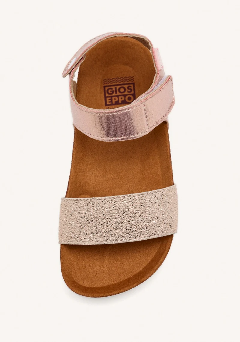 Copper flip flops with waterproof bio sole for girls MOERS