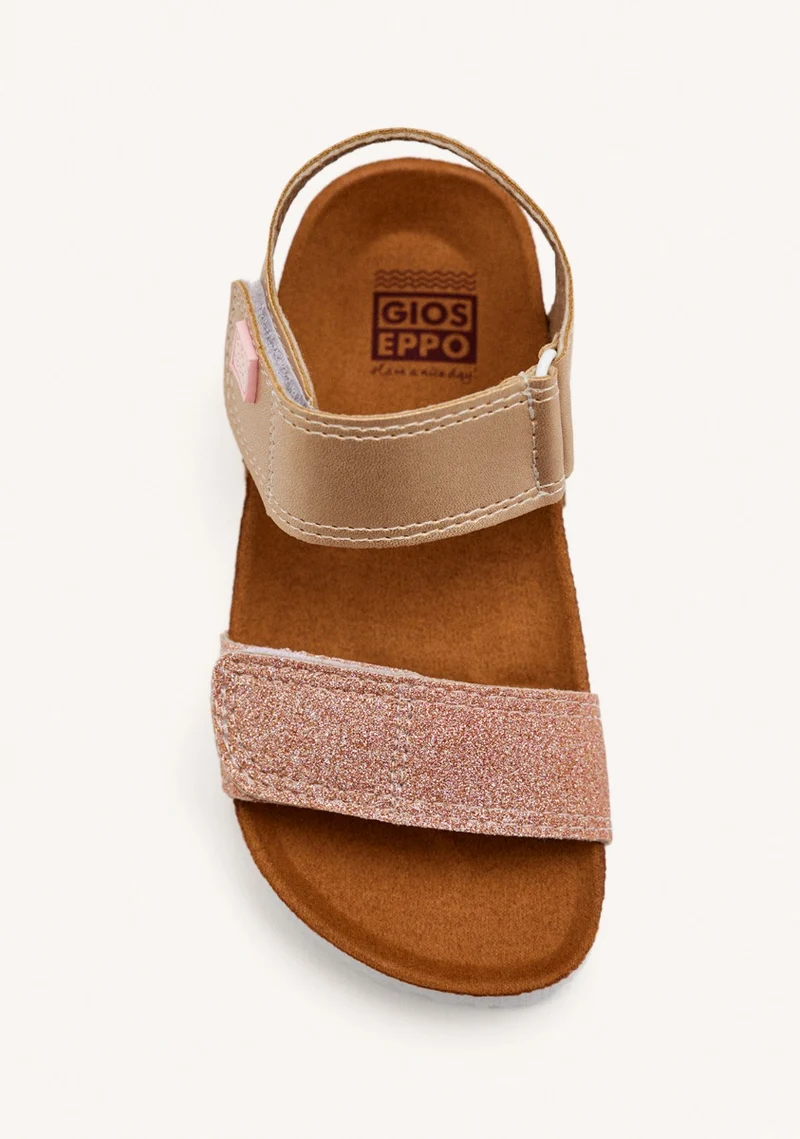 Copper bio sole flip flops for girl JABBEKE