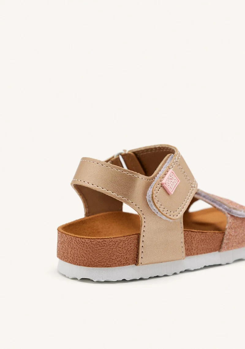 Copper bio sole flip flops for girl JABBEKE