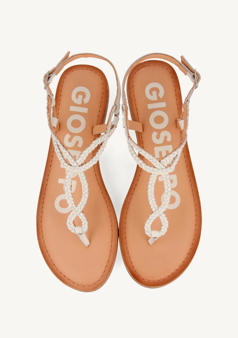 BRAIDED LEATHER SANDALS FYFFE