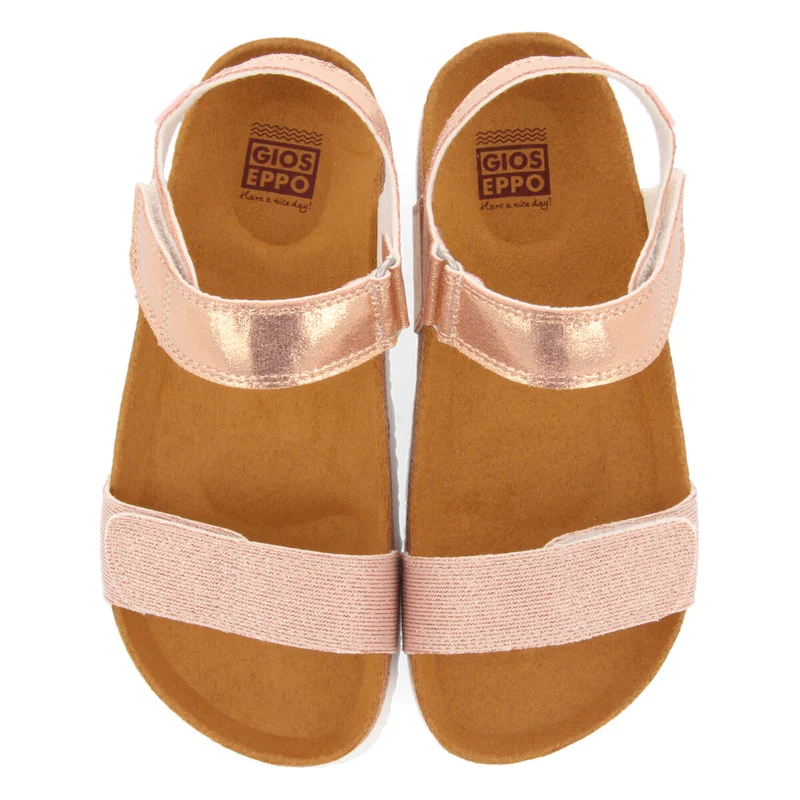 BIO FLIP FLOPS IN PINK AND COPPER COLOR FOR GIRL ARANSAS