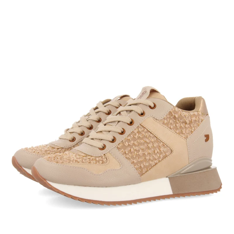 BEIGE SNEAKERS FOR WOMEN BAZINE