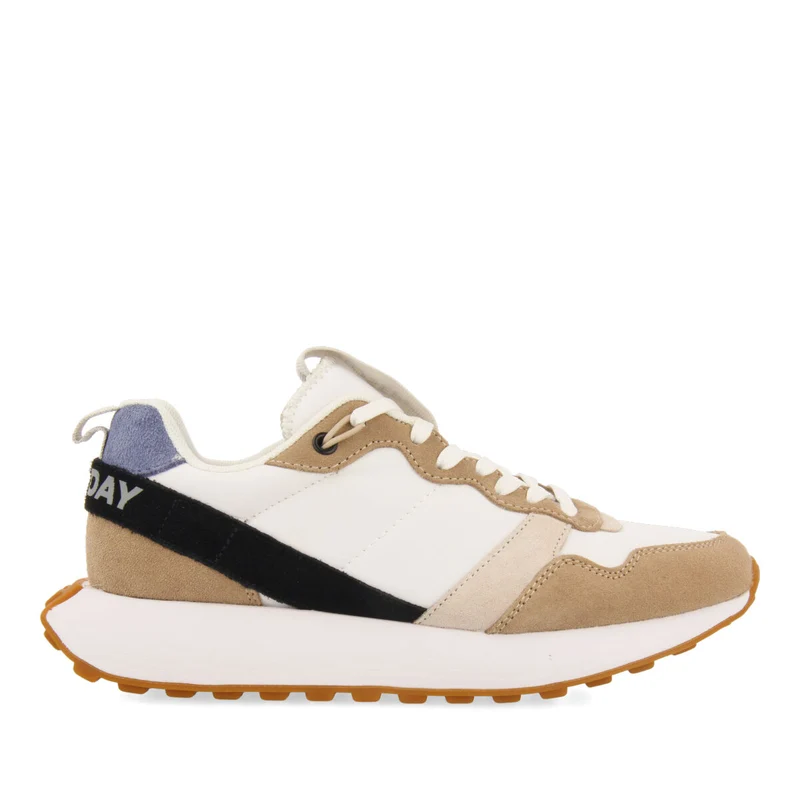 Treban women's multicoloured retro-style sneakers