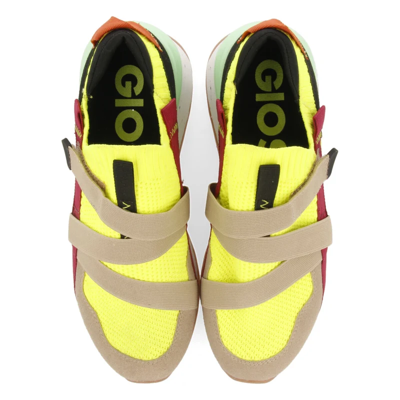 Tole women's neon sock-style sneakers with straps