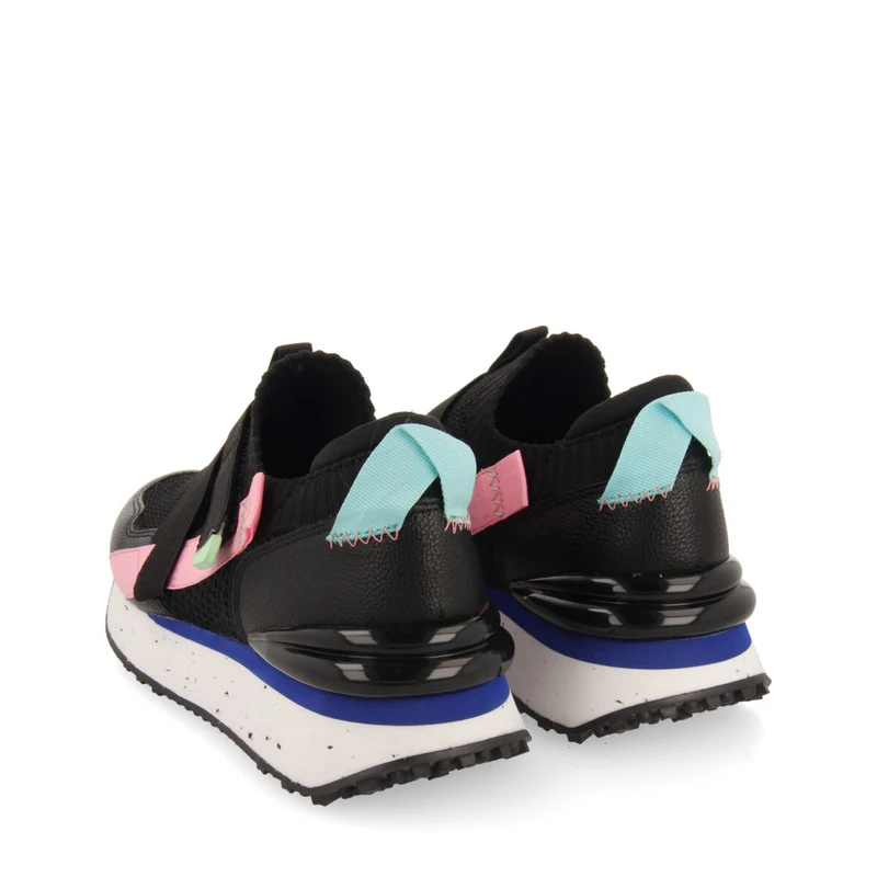 Tole women's black sock-style sneakers with straps