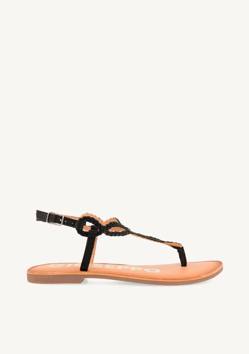 BRAIDED LEATHER SANDALS FYFFE