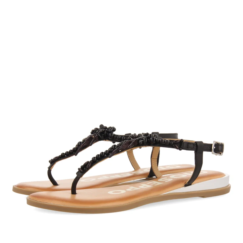 BLACK SANDALS FOR WOMAN ALBANY