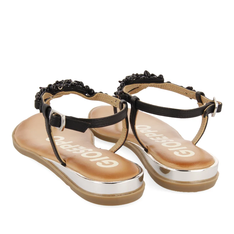 BLACK SANDALS FOR WOMAN ALBANY