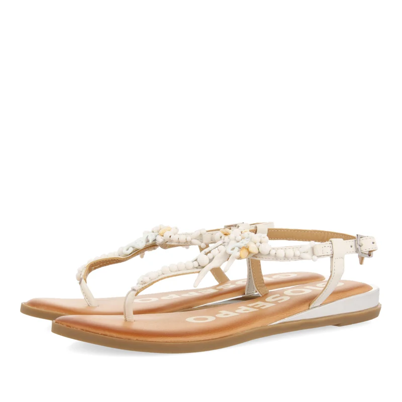 WHITE SANDALS FOR WOMAN ALBANY