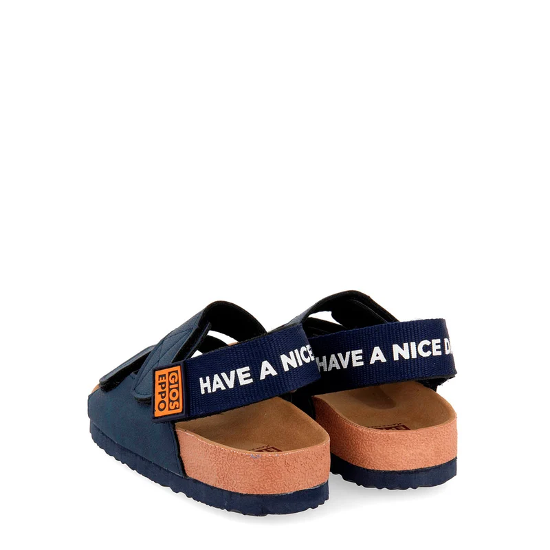 Chanclas estilo bio color marino para niño DESSEL