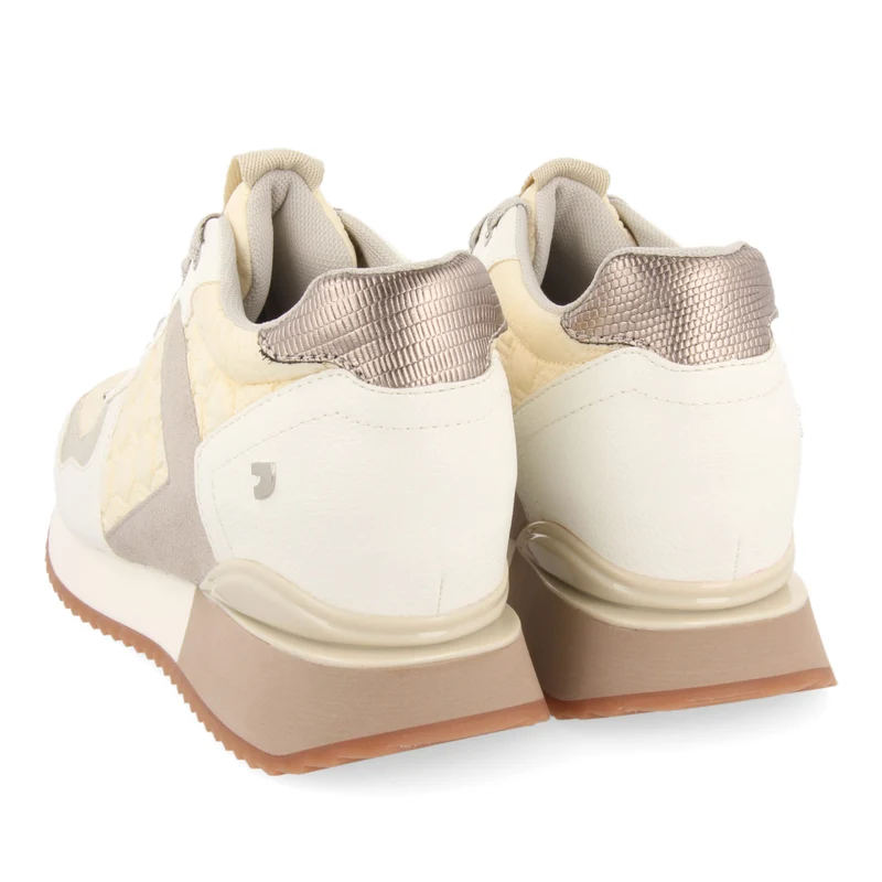 White sneakers with internal wedge for woman ULSTEIN