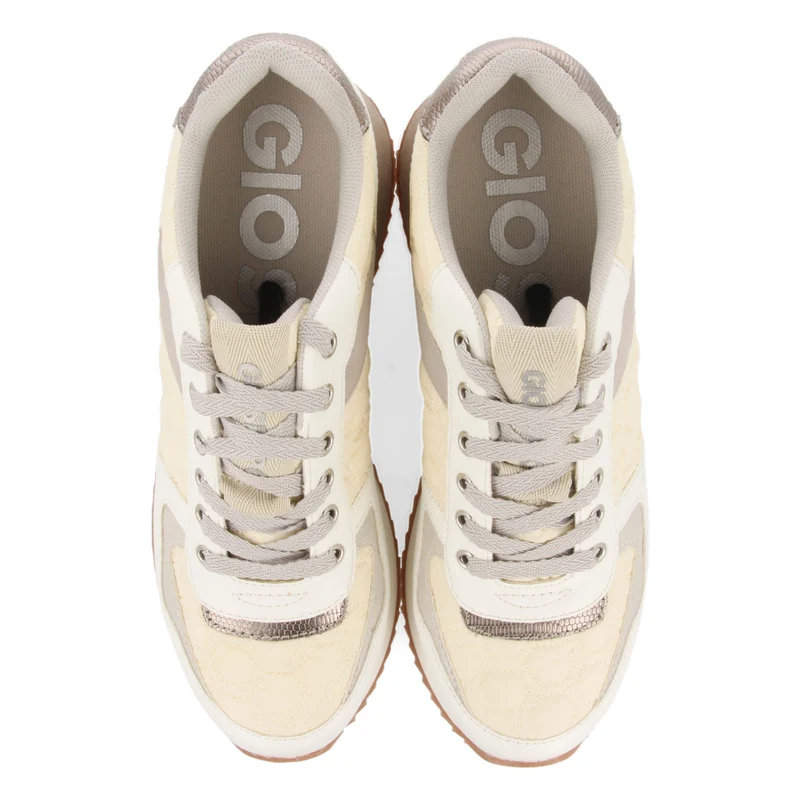 White sneakers with internal wedge for woman ULSTEIN