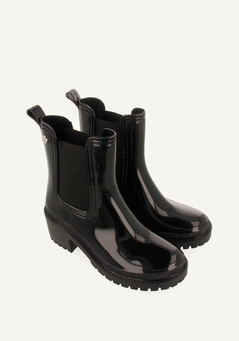 Black wellies in chelsea style for woman TRYSIL