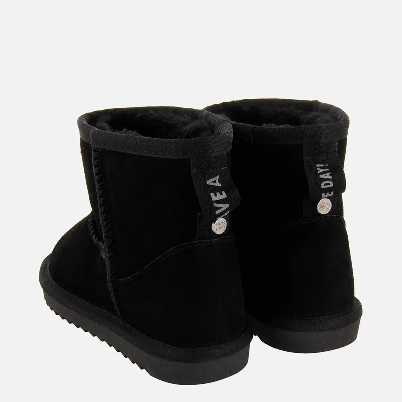 BOTA AUSTRALIANA PIEL NEGRA PARA NIÑA COFFS