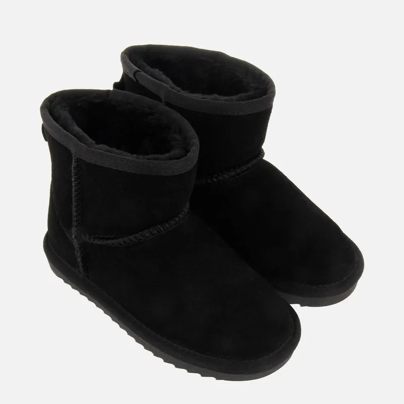 BOTA AUSTRALIANA PIEL NEGRA PARA NIÑA COFFS