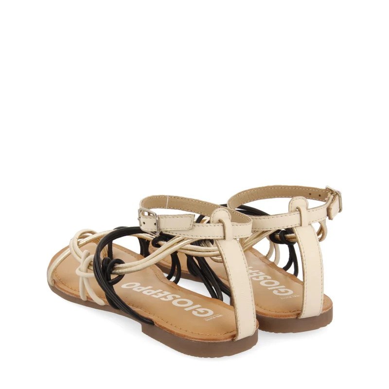 Gualaca women's flat sandals with multicoloured straps