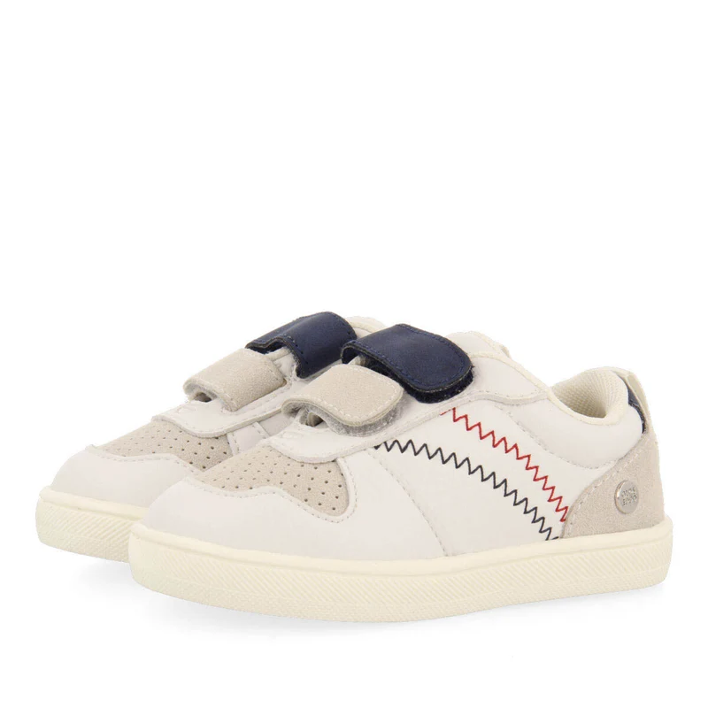 Campoi babies navy blue sneakers with adjustable fastenings