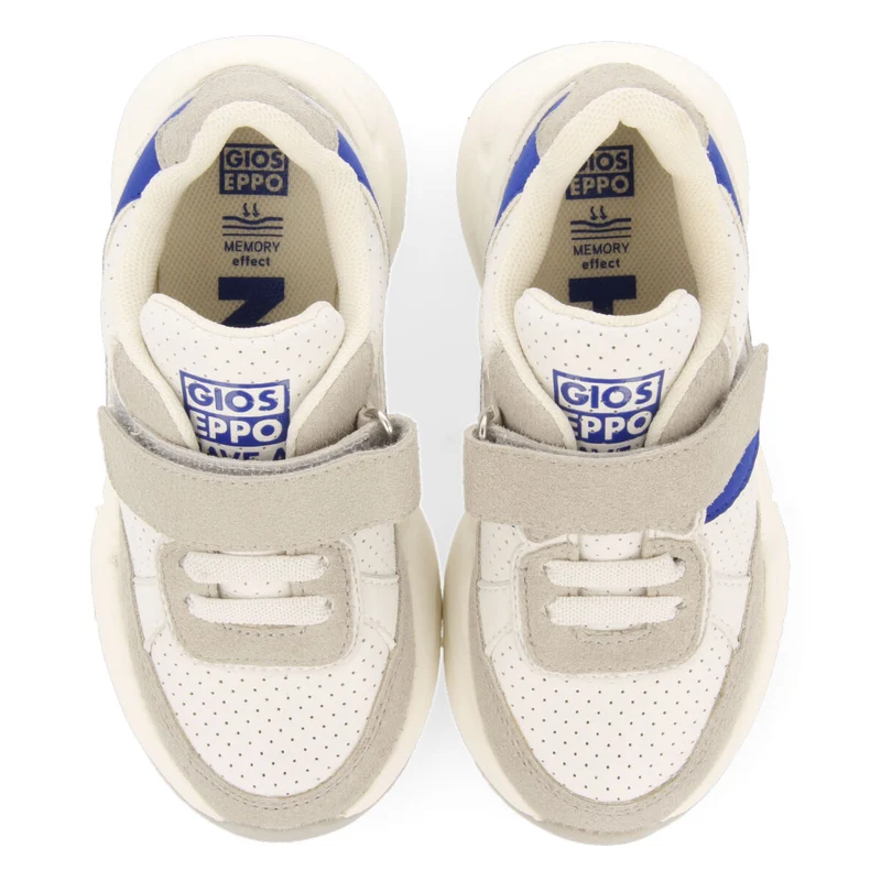 Barueri boys blue sneakers with light and flexible chunky soles