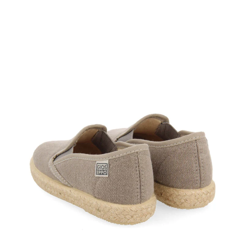 Orizaba babies grey espadrilles with side elastics