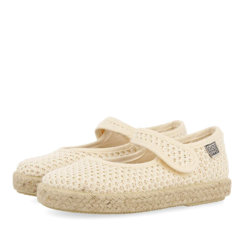 Seine babies beige mesh espadrilles