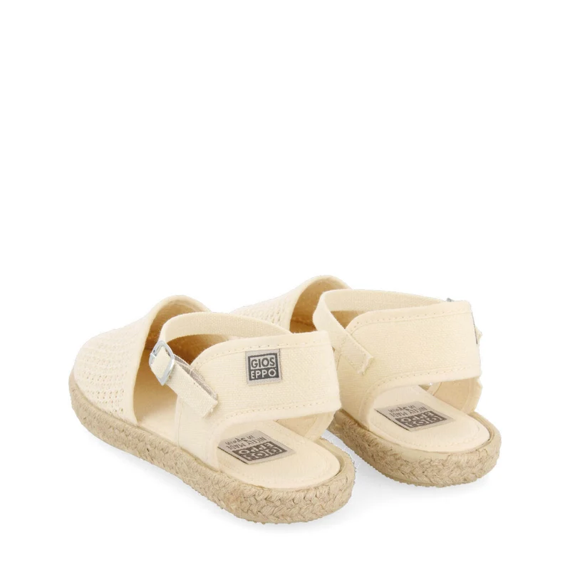 Berizal girls beige mesh espadrilles