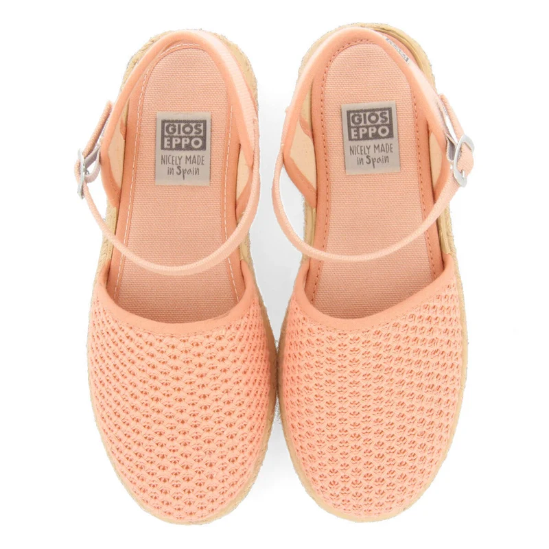 Berizal girlsink mesh espadrilles