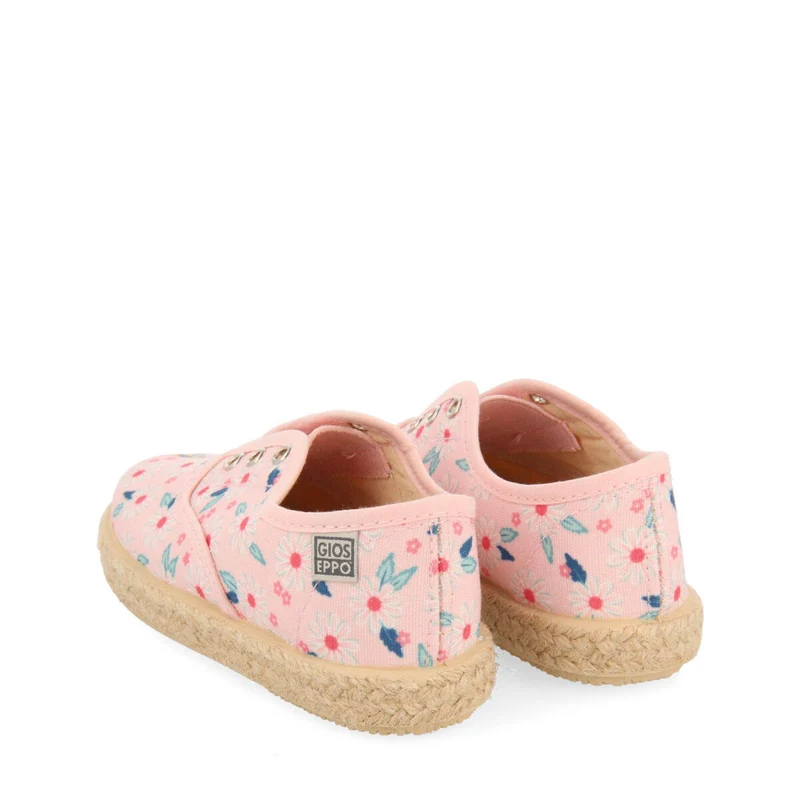 Taguig girlsink oxford style espadrilles with a colourfulrint