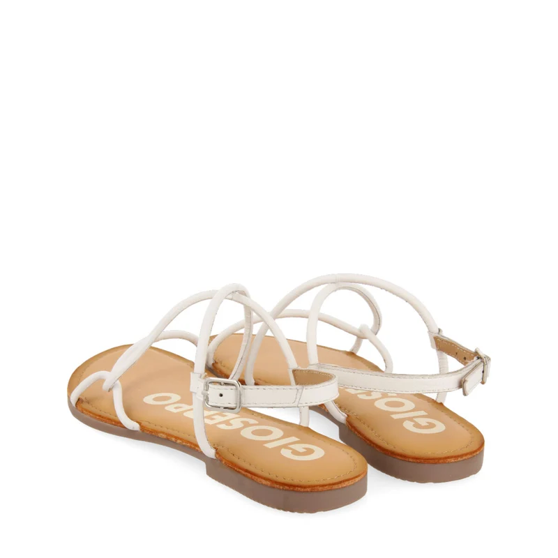 OFF WHITE SANDALS WITH THIN STRAPS FOR WOMAN GUIRA
