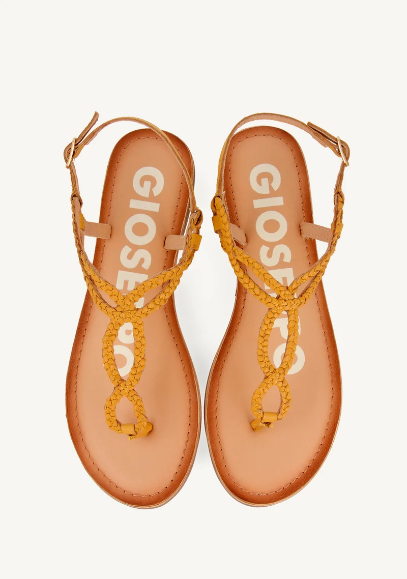 BRAIDED LEATHER SANDALS FYFFE
