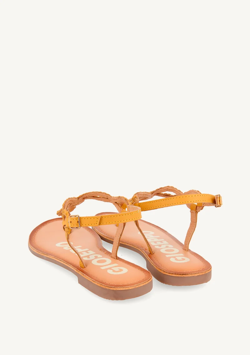BRAIDED LEATHER SANDALS FYFFE