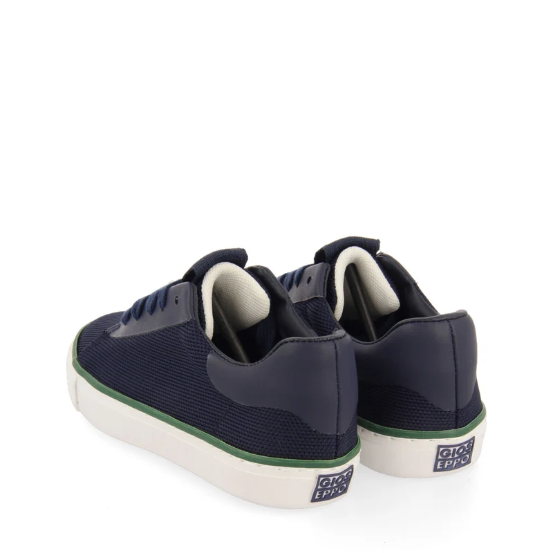 Perondi boys navy blue lace up sneakers