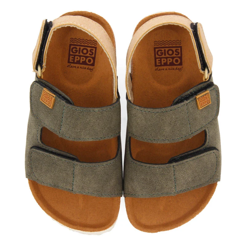 Gerais boys khaki footbed sandals