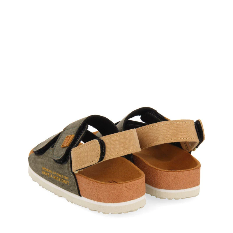 Gerais boys khaki footbed sandals