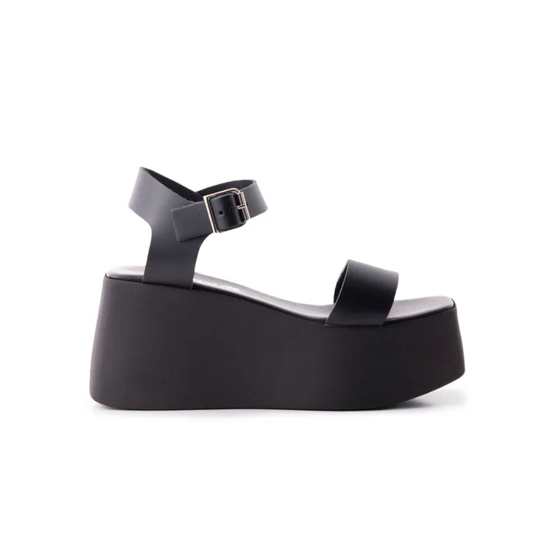 Chaton Black Leather