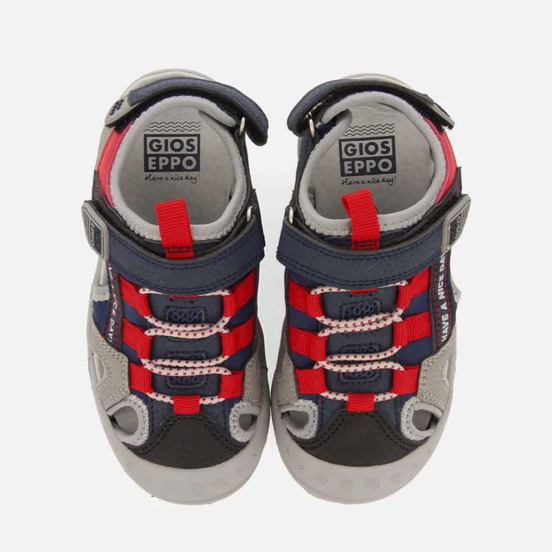 Parly boys grey sports sandals